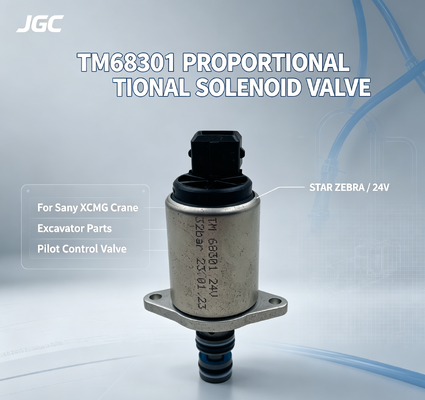 STAR ZEBRA TM68301 قطعات حفاری Thomas Pilot Proportional Solenoid Valve برای جرثقیل سانی XCMG 24V برای صنایع خرده فروشی