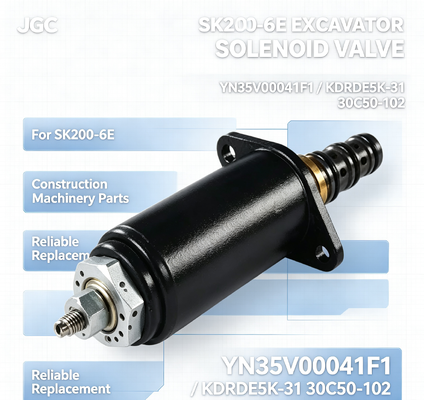 دریچه سولینوئید حفاری SK200-6E YN35V00041F1 KDRDE5K-31 30C50-102