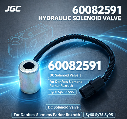 60082591 قطعات هیدرولیک شیر برقی DC برای دنفوس پارکر رکسروت Sy60 Sy75 Sy95