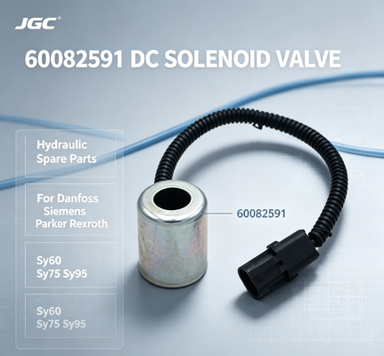 60082591 قطعات هیدرولیک شیر برقی DC برای دنفوس پارکر رکسروت Sy60 Sy75 Sy95