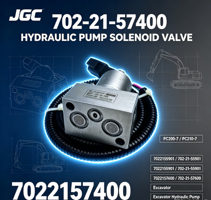 PC200-7 PC210-7 7022155901 7022157600 702-21-55901 702-21-57600 7022157400 شیر سولینوئید پمپ هیدرولیک