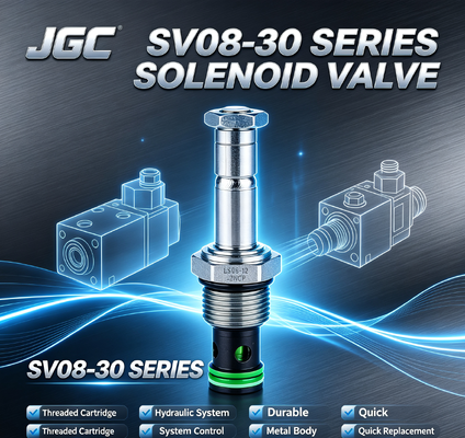 شیر برقی هیدرولیک کارتریجی رزوه دار سری SV08-30