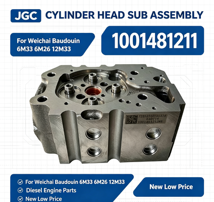 1001481211  قیمت جدید پایین سرسیلندر مجموعه سرسیلندر برای موتورهای دیزل Weichai Baudouin 6M33 6M26 12M33