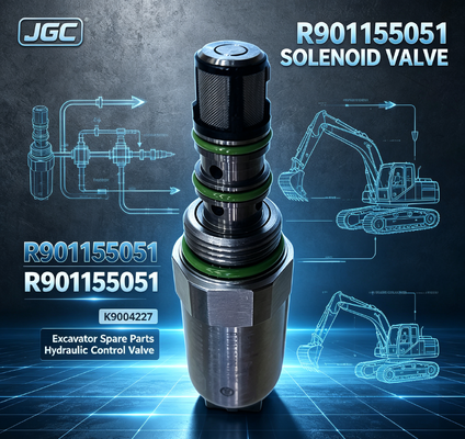 R901155051 قطعات جا به جا حفاری حفاری شیر سولینوئید K9004227 R901155051