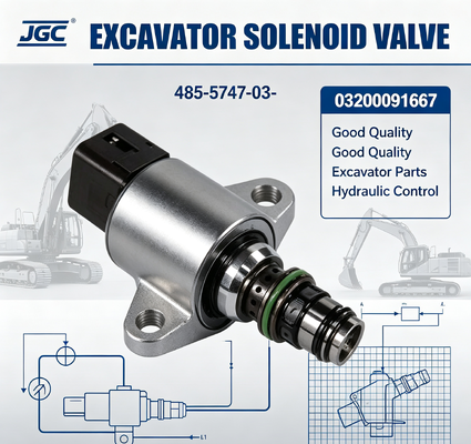 485-5747-03- 03200091667 SOLENOID VALVE قطعات حفاری با کیفیت خوب