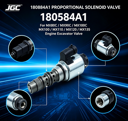 180584A1 شیر برقی تناسبی برای قطعات یدکی شیر بیل مکانیکی موتور MX80C MX90C MX100C MX100 MX110 MX120 MX135