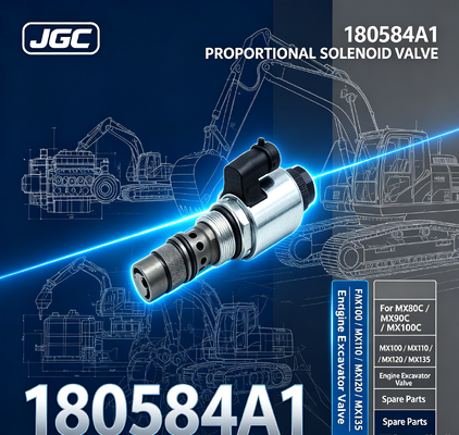 180584A1 شیر برقی تناسبی برای قطعات یدکی شیر بیل مکانیکی موتور MX80C MX90C MX100C MX100 MX110 MX120 MX135