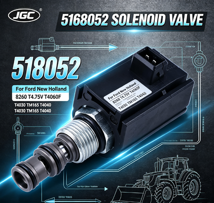 ۵۱۶۸۰۵۲ قطعات حفاری دریچه سولینوئید برای فورد نیو هالند ۸۲۶۰ T4.75V T4060F T4030 TM165 T4040
