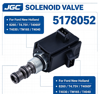 ۵۱۶۸۰۵۲ قطعات حفاری دریچه سولینوئید برای فورد نیو هالند ۸۲۶۰ T4.75V T4060F T4030 TM165 T4040