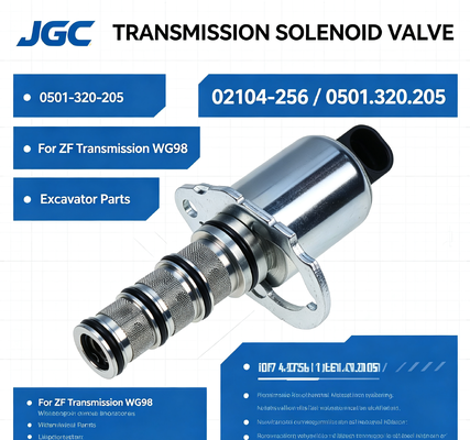 02104-256 0501-320-205 قطعات حفاری دریچه سولینوئید برای انتقال Zf Wg98