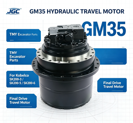 قطعات بیل مکانیکی GM35 موتور هیدرولیک حرکتی سازگار با SK200-3 SK200-5 SK200-6 کوبلکو