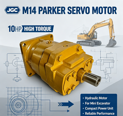 M14 پارکر سرو موتور 10hp موتور هیدرولیک چرخش بالا برای مینی حفاری