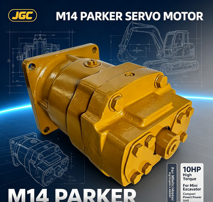 M14 پارکر سرو موتور 10hp موتور هیدرولیک چرخش بالا برای مینی حفاری