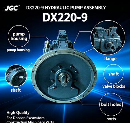 مجمع مضخة هيدروليكية عالية الجودة طراز قديم DX220-9 لقطع غيار معدات البناء حفارات دوسان