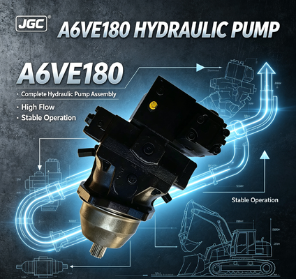A6VE180 مجموعه پمپ هیدرولیک کامل عملکرد پایدار جریان بالا