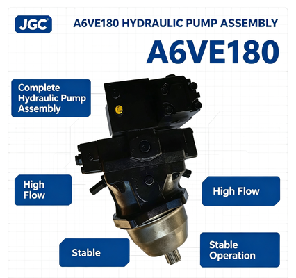 A6VE180 مجموعه پمپ هیدرولیک کامل عملکرد پایدار جریان بالا