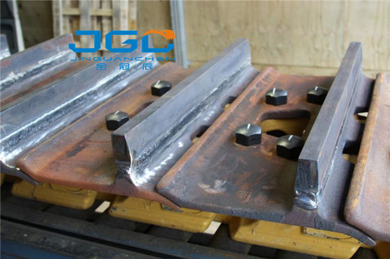 قطعات یدکی زیر بار جرثقیل بیل مکانیکی خزنده پدهای مسیر تک گروزر