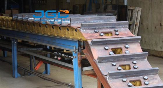 قطعات یدکی زیر بار جرثقیل بیل مکانیکی خزنده پدهای مسیر تک گروزر